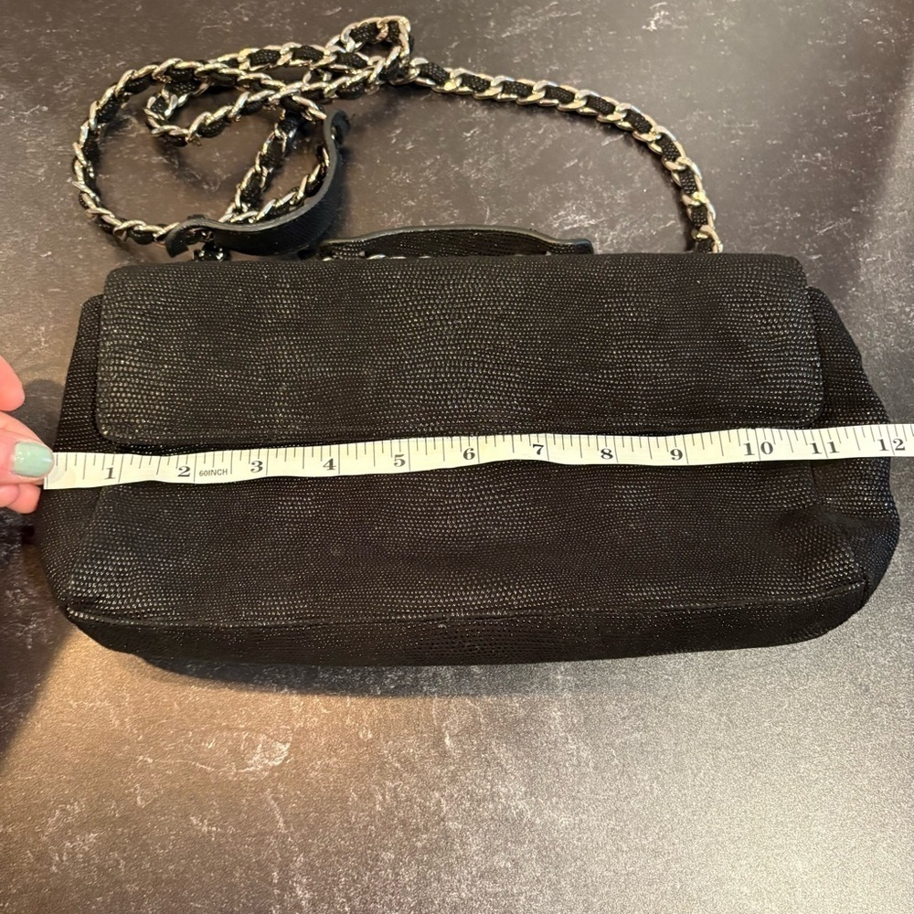 Stuart Weitzman Black Chain Strap Bag - Picture 8 of 10